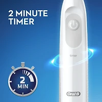 Brosse à dents à pile Oral-B Pro 100 3D White, blanc