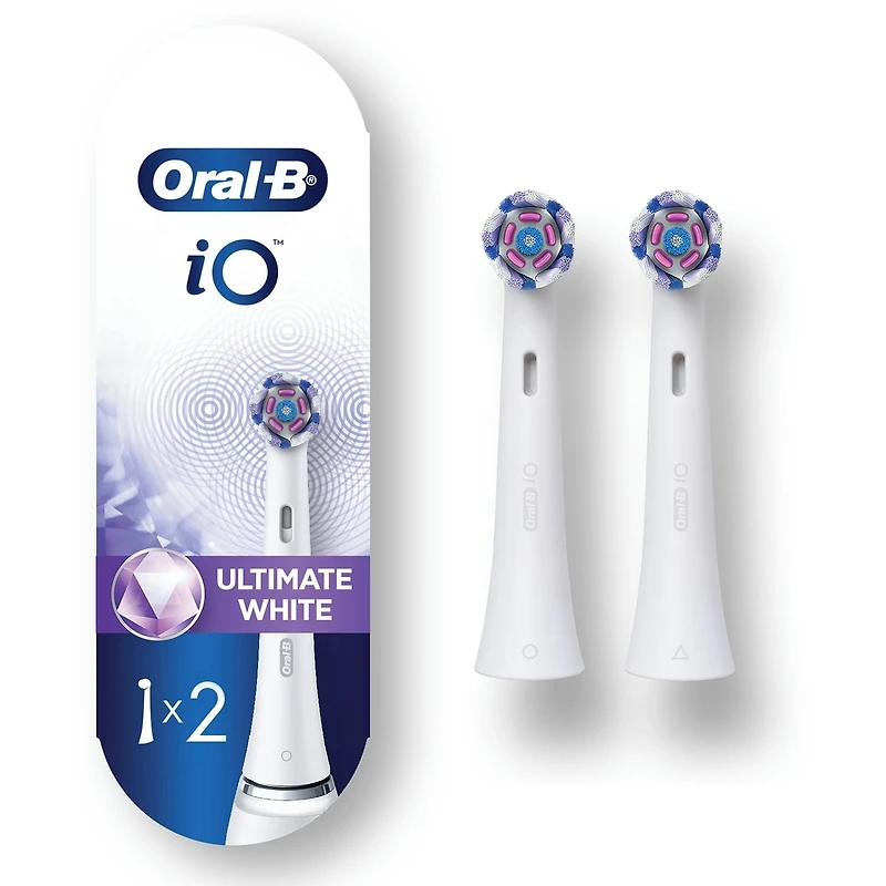 iO Ultimate White Replacement Brush Heads, White