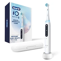 Oral-B iO Series 5 Gum & Sensitivite Care Electric Toothbrush with (1) Brush Head, Rechargeable, White