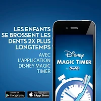 Brosse à dents à pile pour enfants Oral-B mettant en vedette les personnages de La Petite Sirène de Disney, soie souple