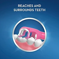 Brosse à dents à pile pour enfants Oral-B mettant en vedette les personnages de La Petite Sirène de Disney, soie souple, pour enfants de 3 ans et plus