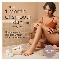 Silk-épil 9 Flex SkinSpa Epilator, 360 Flex and Pivoting Head, Wet and Dry, Includes Shaver Head, Trimmer Comb, Massage Pad, Exfoliation Brush and BodyTrimmer, SES9-481 3D