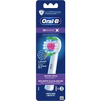 3D White X-Filament Replacement Brush Heads, 3 Count