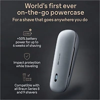 Étui de recharge Braun, compatible avec les rasoirs électriques Braun Series 8 et 9, pour une durée d’utilisation allant jusqu’à 6 semaines