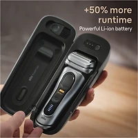 Étui de recharge Braun, compatible avec les rasoirs électriques Braun Series 8 et 9, pour une durée d’utilisation allant jusqu’à 6 semaines