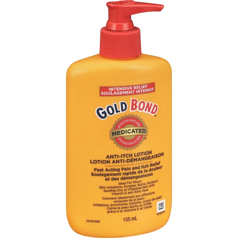 Lotion anti-démangeaison médicamentée