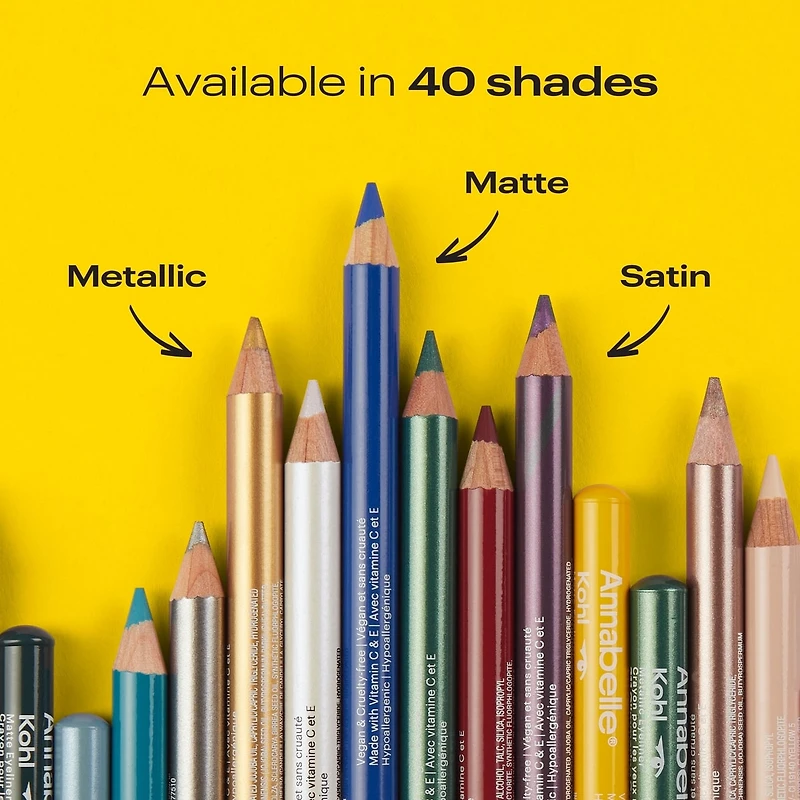 Satin Kohl Long-Lasting & Intense Vegan Eyeliner