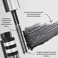 Skylimit Extreme Length Mascara Blackest Black enriched with carnauba wax