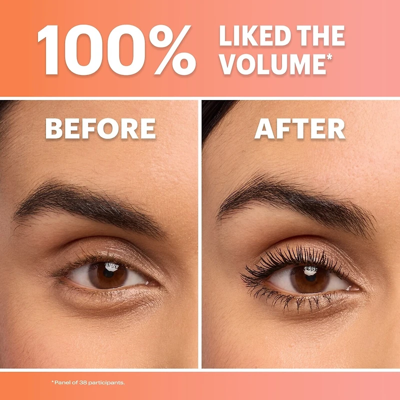 Master Volume Mascara Blackest Black XXL volume formula with jojoba oil and sunflower seeds