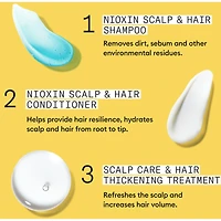 Shampooing épaississant pour le cuir chevelu et les cheveux System 1 de Nioxin – naturels légèrement clairsemés, 500 mL