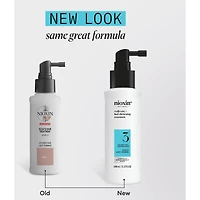 Nioxin System 3 Scalp + Hair Thickening Treatment- Serum for Damaged Hair with Light Thinning, 100ml