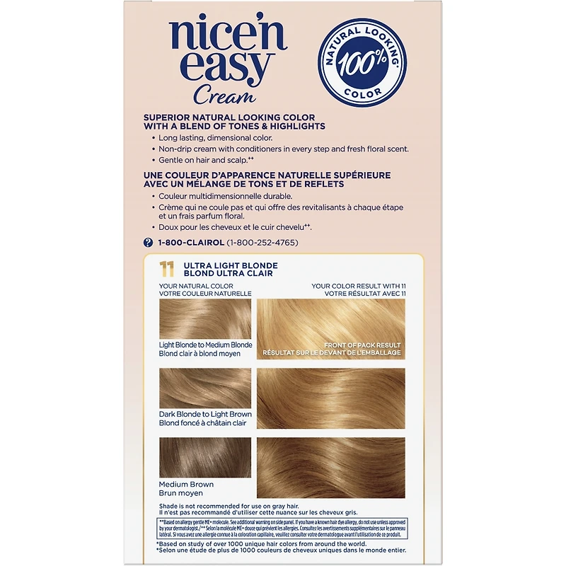 Nice'N Easy Permanent Hair Dye, Superior Natural Looking Colour