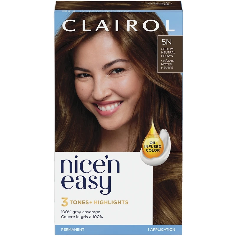 Nice'N Easy Permanent Hair Dye, Superior Natural Looking Colour