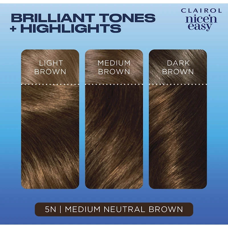 Nice'N Easy Permanent Hair Dye, Superior Natural Looking Colour