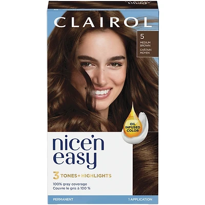 Nice'N Easy Permanent Hair Dye, Superior Natural Looking Colour