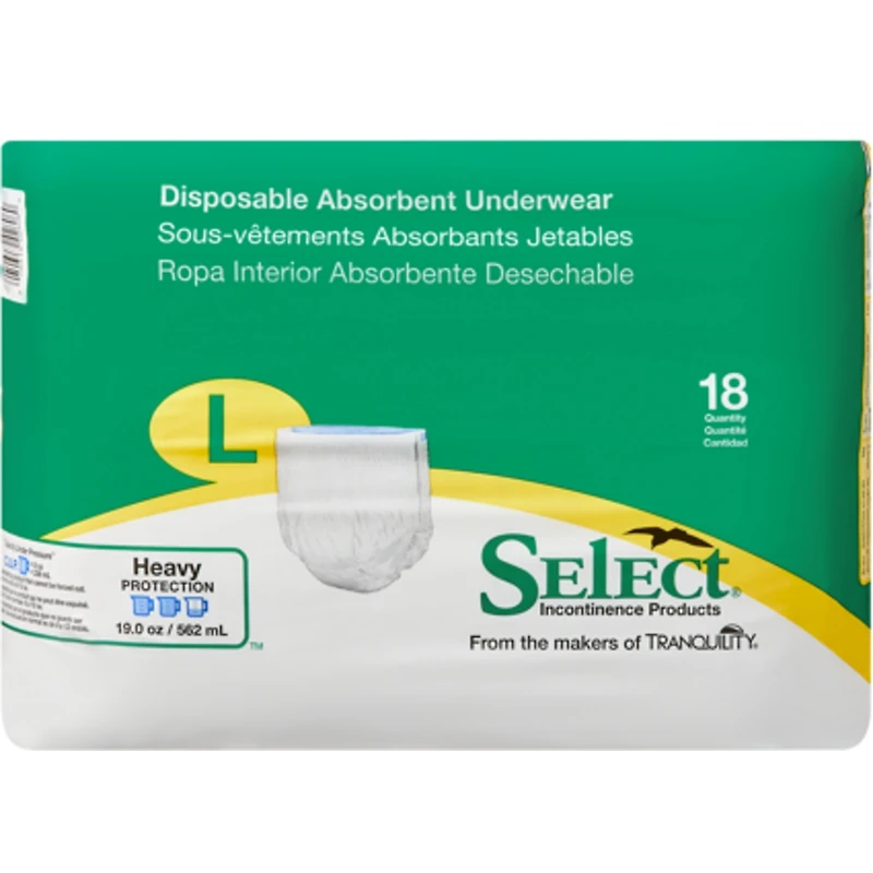 Sous-vêtements absorbants jetables de
