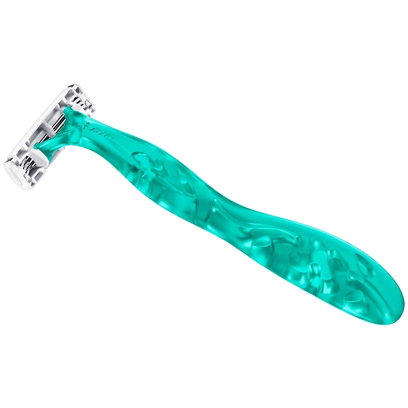 Soleil Simply Sensitive Women's Disposable 3 Blade Razors, Soothing Moisture Strip