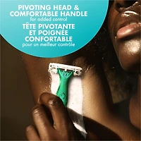 Soleil Simply Sensitive Women's Disposable 3 Blade Razors, Soothing Moisture Strip