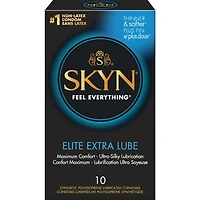 SKYN® Elite Extra Lube  10 Condoms Lubrifiés sans Latex Naturel