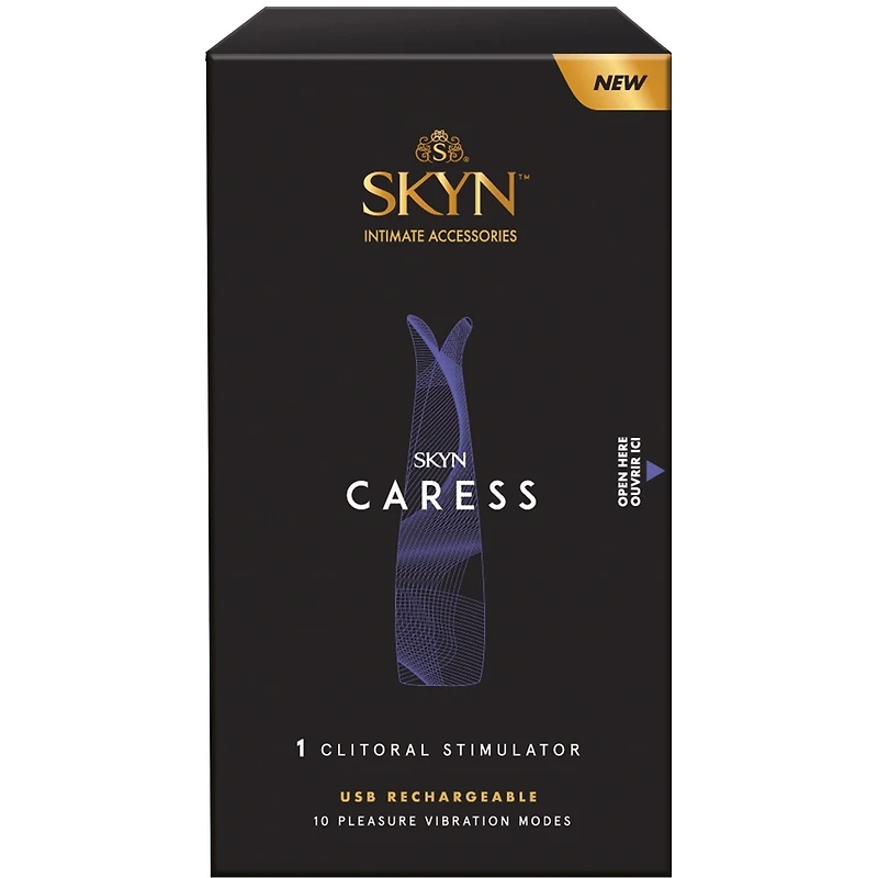 Stimulateur clitoridien Caress de Skyn imite la stimulation orale, rechargeable, résistant à l'eau, 10 modes de vibration