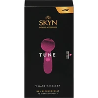 SKYN Tune Personal Massager - Miniature Vibrating Wand - ultra soft silicone finish, water resistant, 10 vibration modes