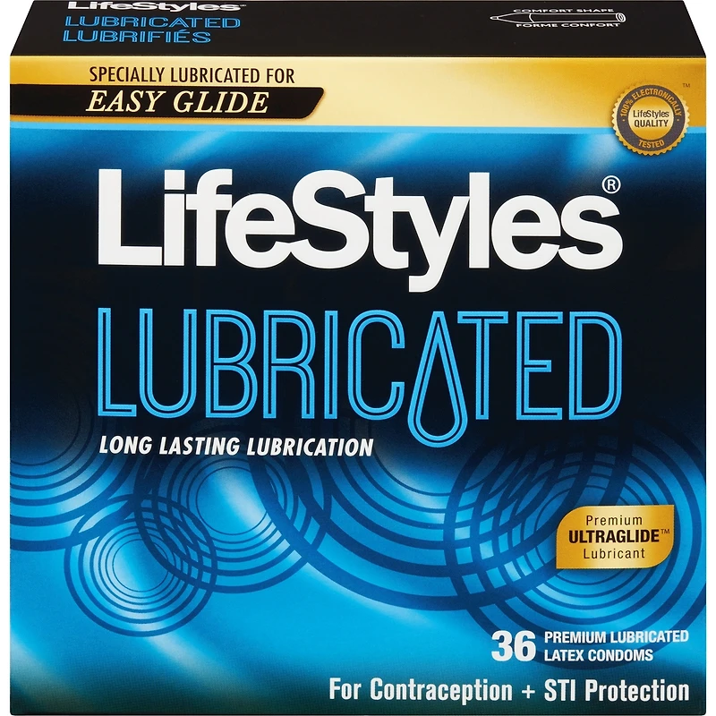 Lubrifiés 36 Condoms Lubrifiésen Latex de Qualité Supérieure