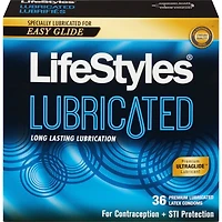 Lubrifiés 36 Condoms Lubrifiésen Latex de Qualité Supérieure