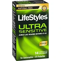 Ultra Sensitive Lubricated Latex Condoms