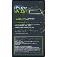 Ultra Sensibles 14 Condoms Lubrifiés en Latex