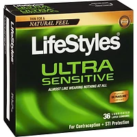 Ultra Sensitive Lubricated Latex Condoms