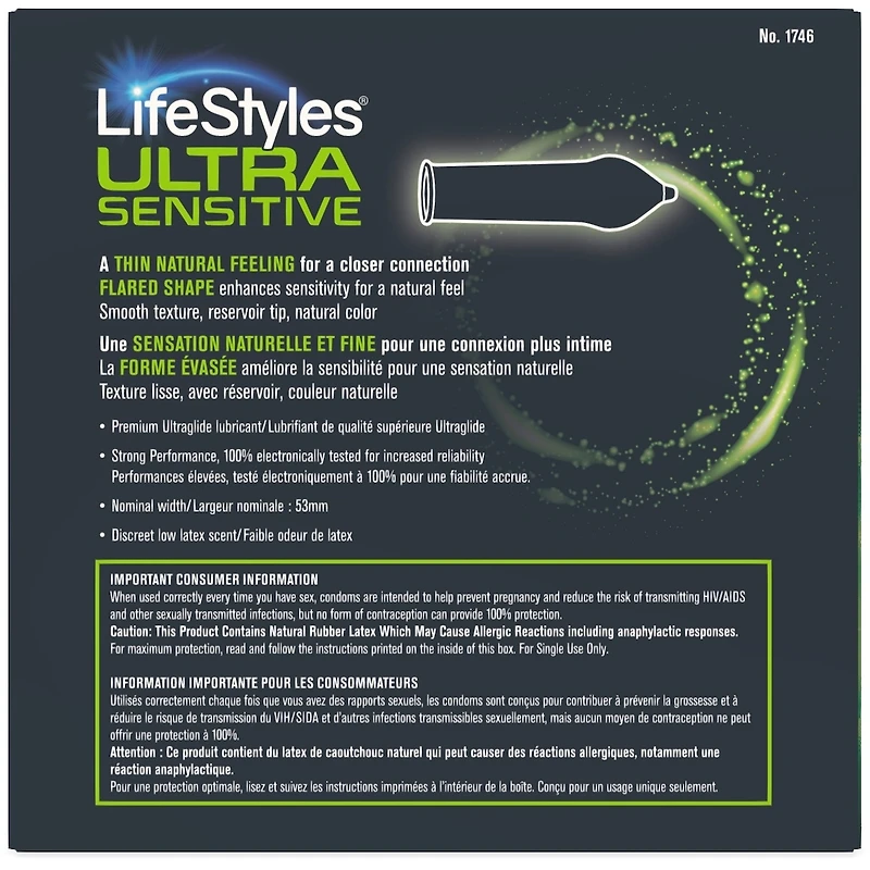 Ultra Sensitive Lubricated Latex Condoms