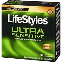 Ultra Sensibles Condoms Lubrifiés en Latex