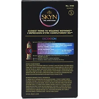 SKYN® Excitation 12 condoms non lubrifiés au latex