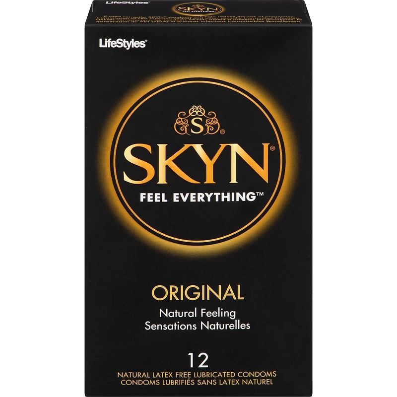 SKYN® Original 12 Natural Latex Free Lubricated Condoms