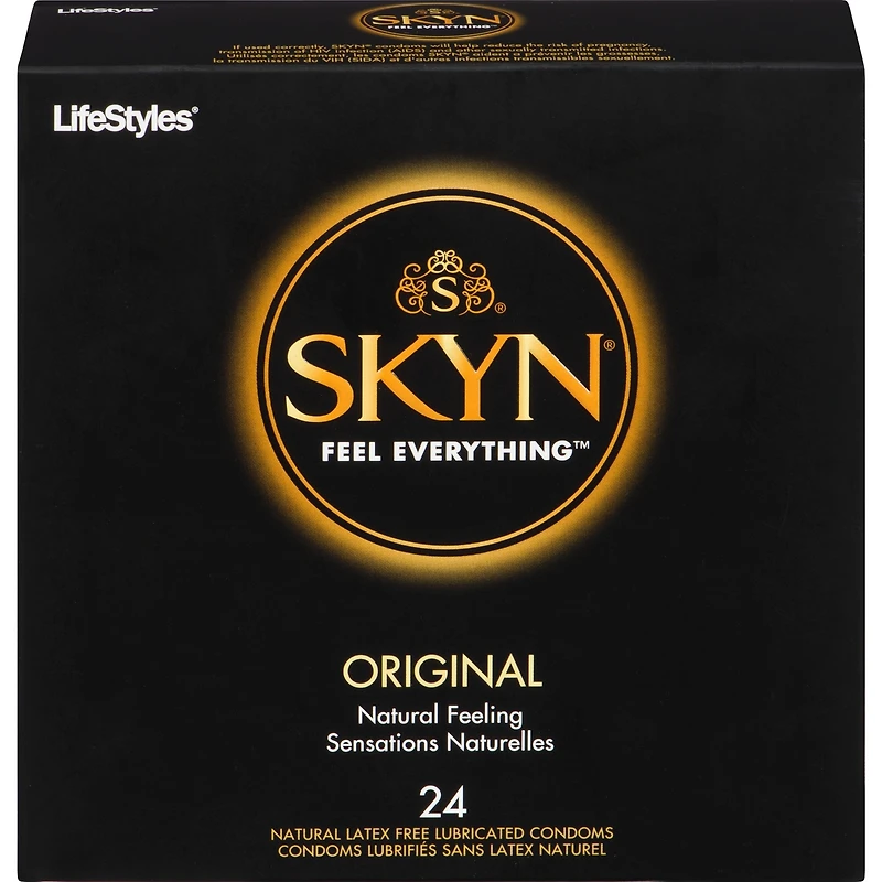 SKYN® Original 24 Natural Latex Free Lubricated Condoms
