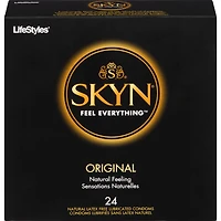 SKYN® Original 24 Natural Latex Free Lubricated Condoms