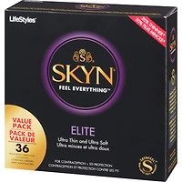 SKYN® Elite 36 Condoms Lubrifiés sans Latex Naturel