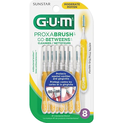 GUM Proxabrush  Go-Betweens , Moderate - 8ct