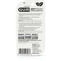 GUM Soft-Picks  Confort Flex Menthe,  64 unités