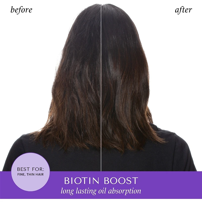 Biotin Boost  Shampooing sec effet épaississant