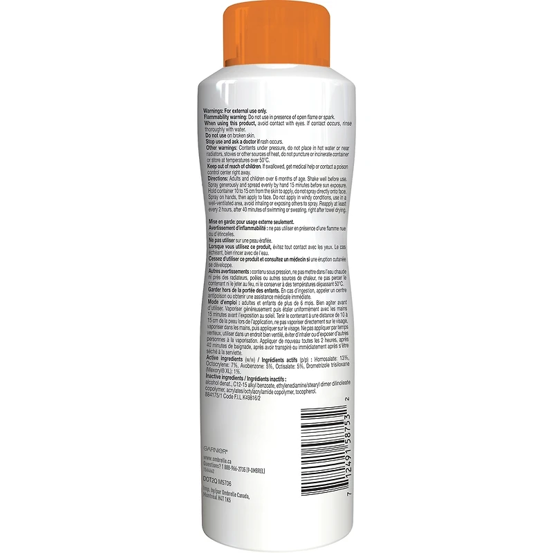 Vaporisateur solaire Sport , FPS 45