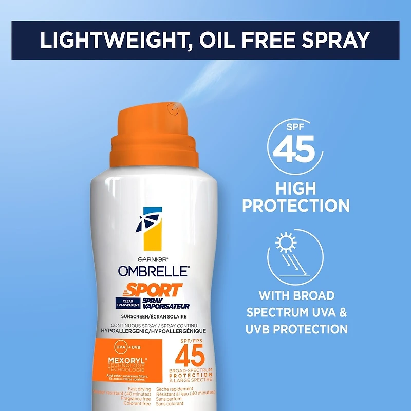 Sport SPF 45 Sunscreen Spray