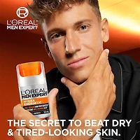 Crème hydratante avec Vitamine C + Guarana pour hommes Hydra Energetic 24H Anti-Fatigue