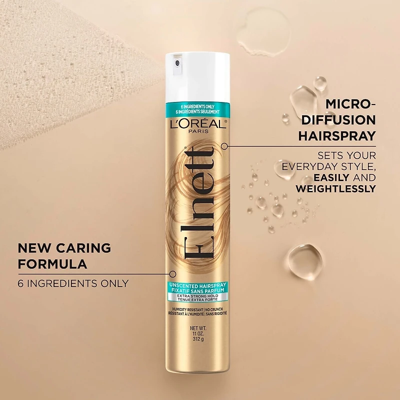 Extra Strong Hold Hairspray, Elnett Satin Classic
