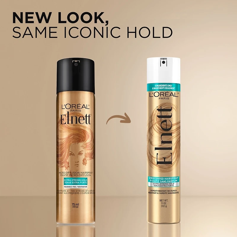 Fixatif à tenue extra-forte, Elnett Satin classique