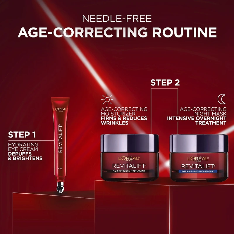 Crème de Jour Anti-âge, avec Pro-Rétinol, Vitamine C, Acide Hyaluronique