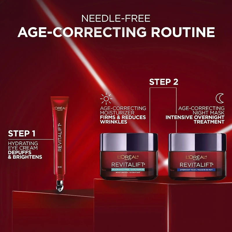 Crème anti-âge pour les yeux, avec rétinol