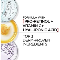 Crème de nuit anti-âge, Pro-Rétinol, Vitamine C, HA