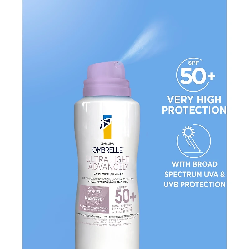 Ultra Light Advanced SPF 50+ Sunscreen Spray