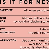 Age Perfect Rosy Tone Hydratant, avec LHA et extrait de pivoine impériale